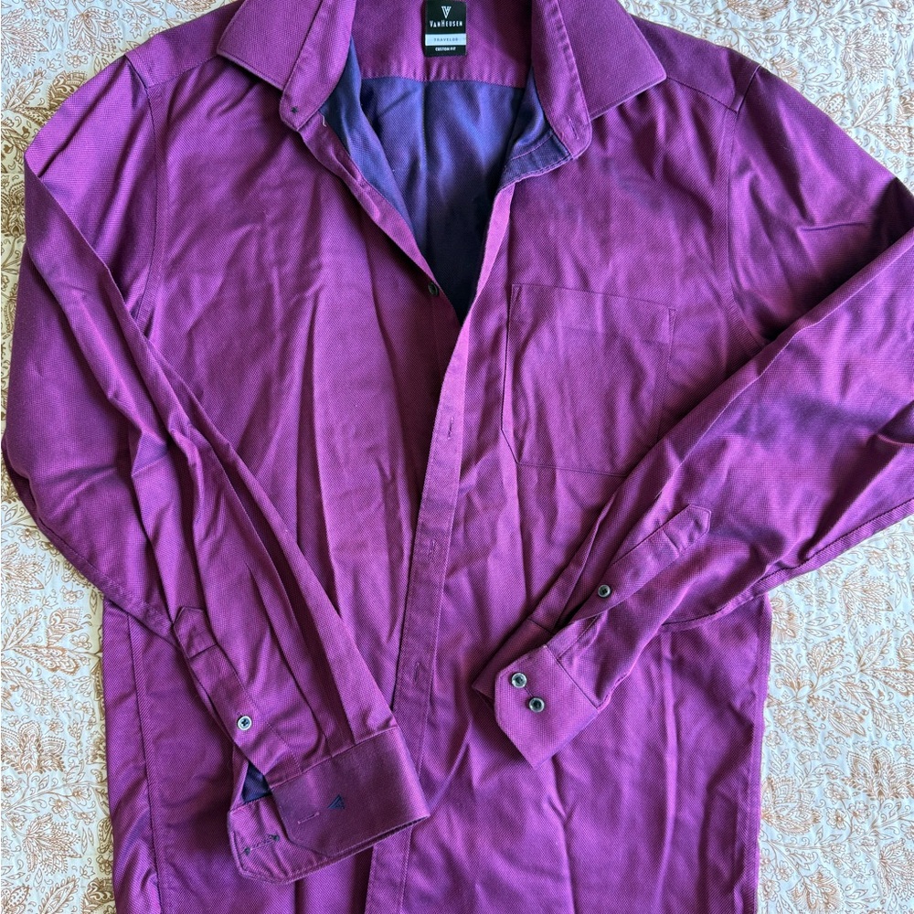 Van Heusen Purple Lightweight Shirt Jacket